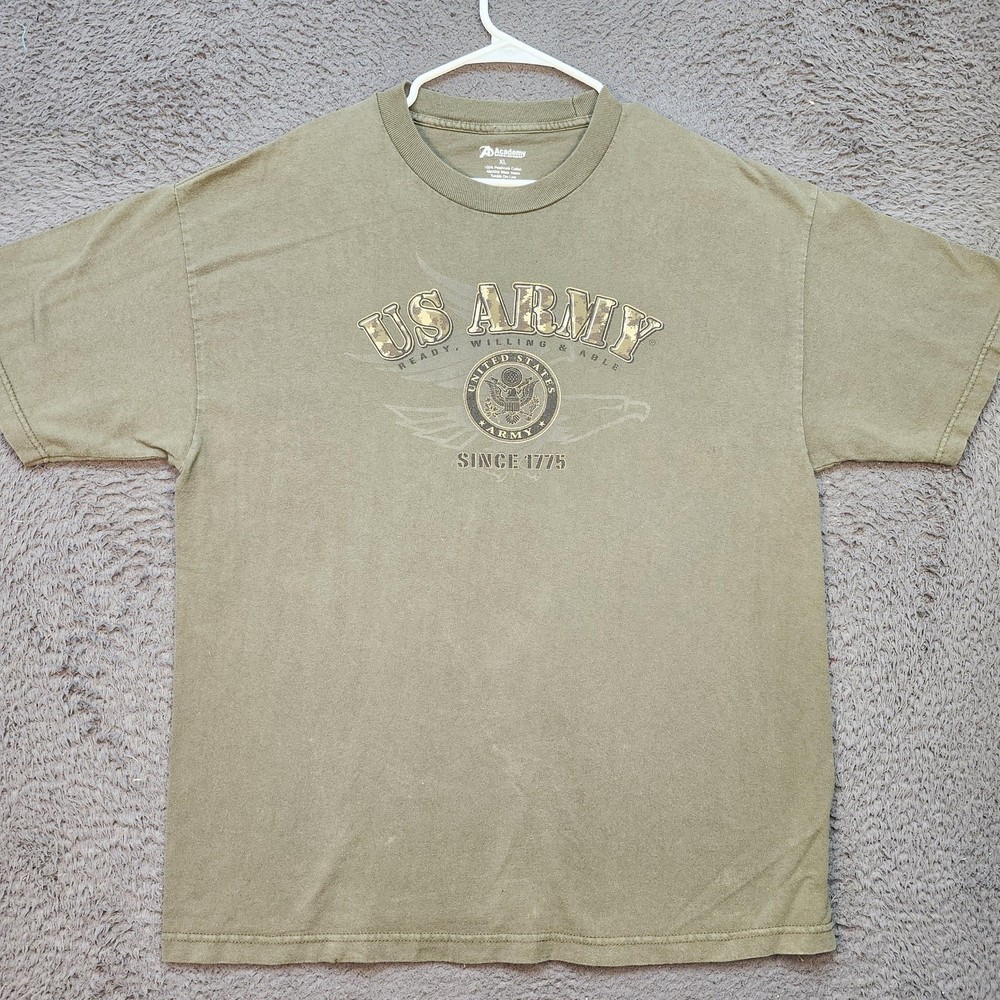 US Army Shirt Mens XL Academy Sports Outdoors Military Graphic Tee 1775