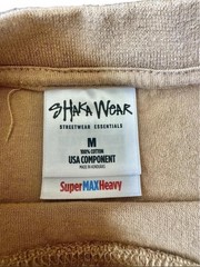 Shaka Wear Super Max Heavyweight Beige Mens Crewneck Short Sleeve T-Shirt Sz Med