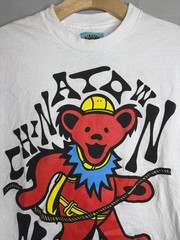 Chinatown Market x Grateful Dead Logo Collab T-Shirt Adult S SMALL White RARE