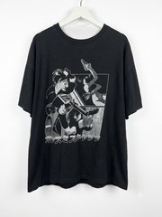 Vintage 90s Gunsmith Cats Anime Promo Fashion Victim T-Shirt Mens XL Black