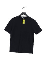 Reiss Men’s T-Shirt M Blue Cotton with Polyester, Elastane Basic