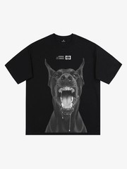 Snarling Doberman Graphic T-Shirt