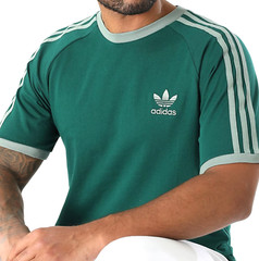 NEW MENS ADIDAS ORIGINALS CALIFORNIA TREFOIL TEE SHIRT~SIZE LARGE #JN7017