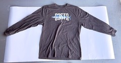 Costa Del Mar T-Shirt Top Men’s Size Large L Long Sleeve Logo 100% Cotton Gray