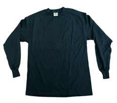 Alstyle AAA Heavyweight Long Sleeve Blank T-Shirt Black Men’s Medium NWOT