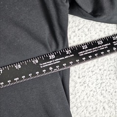 Cuts T Shirt Mens XXL Athletic Fit Elongated Long Sleeve Curved Hem Henley