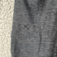 Lululemon Henley Shirt Mens Medium M Gray Long Sleeve Athletic Performance