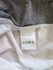 Coofandy Men’s Gray/White Tank Top Shirt XXL