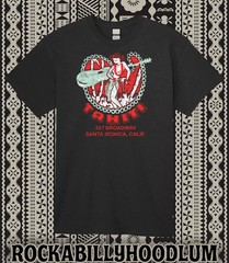 Retro Tiki Art Tee T Shirt Mug Restaurant Bar Lounge Tahiti Santa Monica CA