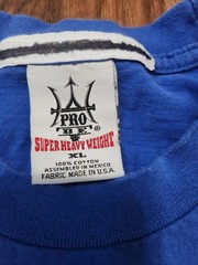 Vintage Pro B E Super Heavy Weight Shirt. Welcome To Las Vegas Blue Size XL