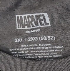 Venom Graphic T-Shirt 2XL City Aflame Marvel Comics Charcoal Grey NWT USA Seller