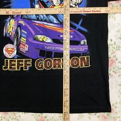 VTG 1999 Jeff Gordon 24 NASCAR Superman Racing A Galaxy Saved T-Shirt L NWT