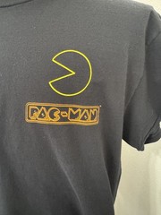 Pac-Man by C-Life Group Graphic T-shirt Black Size X-Large Unisex