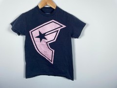 Famous Stars & Straps T-Shirt Adult Small Black Pink Logo Y2K