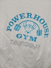 Vintage Powerhouse Gym T-Shirt Mens Xl USA Fairfield New Jersey Bodybuilding