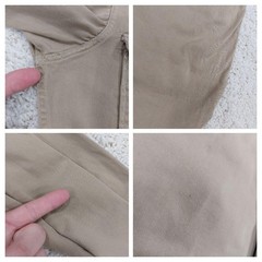 Vintage 50s Military Utility Work Shirt Mens 15-34 (Fits M), Khaki Twill, Korea