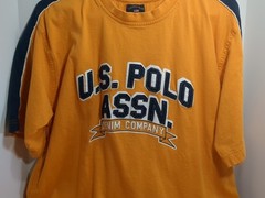 US Polo Assn Men’s Shirt Size Large T Shirt With Logo Pre-owned