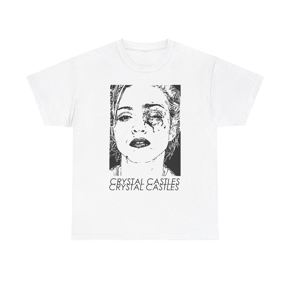 Cystal Castles Black Eye T-Shirts Tees Album Tour Merch – All Colors and Sizes