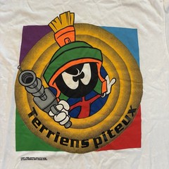 Vintage 1990’s Marvin the Martian Looney Tunes French T Shirt XL Changes Tag