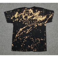 2Pac Mens T-Shirt All Eyez On Me Bleached Tie Dye Graphic Large