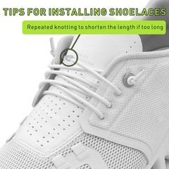 2 Pairs 1/10″ (2.5mm) Elastic Thin Shoe Laces, Stretch Round Shoelaces Shoe S…