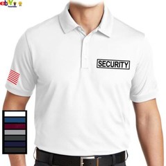 NEW MEN’S PRINTED GRAPHIC DESIGN SECURITY DRIFIT GIFT ATHLETIC SPORTSWEAR POLO