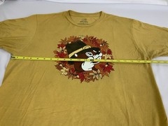 Buc-ees Bucees Beaver Logo T Shirt Lg Thanksgiving “Eat Pie w/my Friends” Fall