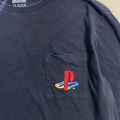 American Eagle x PlayStation Long Sleeve T-Shirt Men’s XL Black PS1 Classic