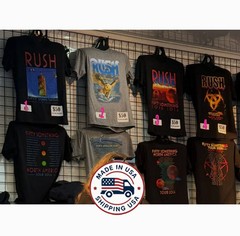 RUSH Band Fifty Something North American Tour 2026 reprint T Shirt, FAST SHIP