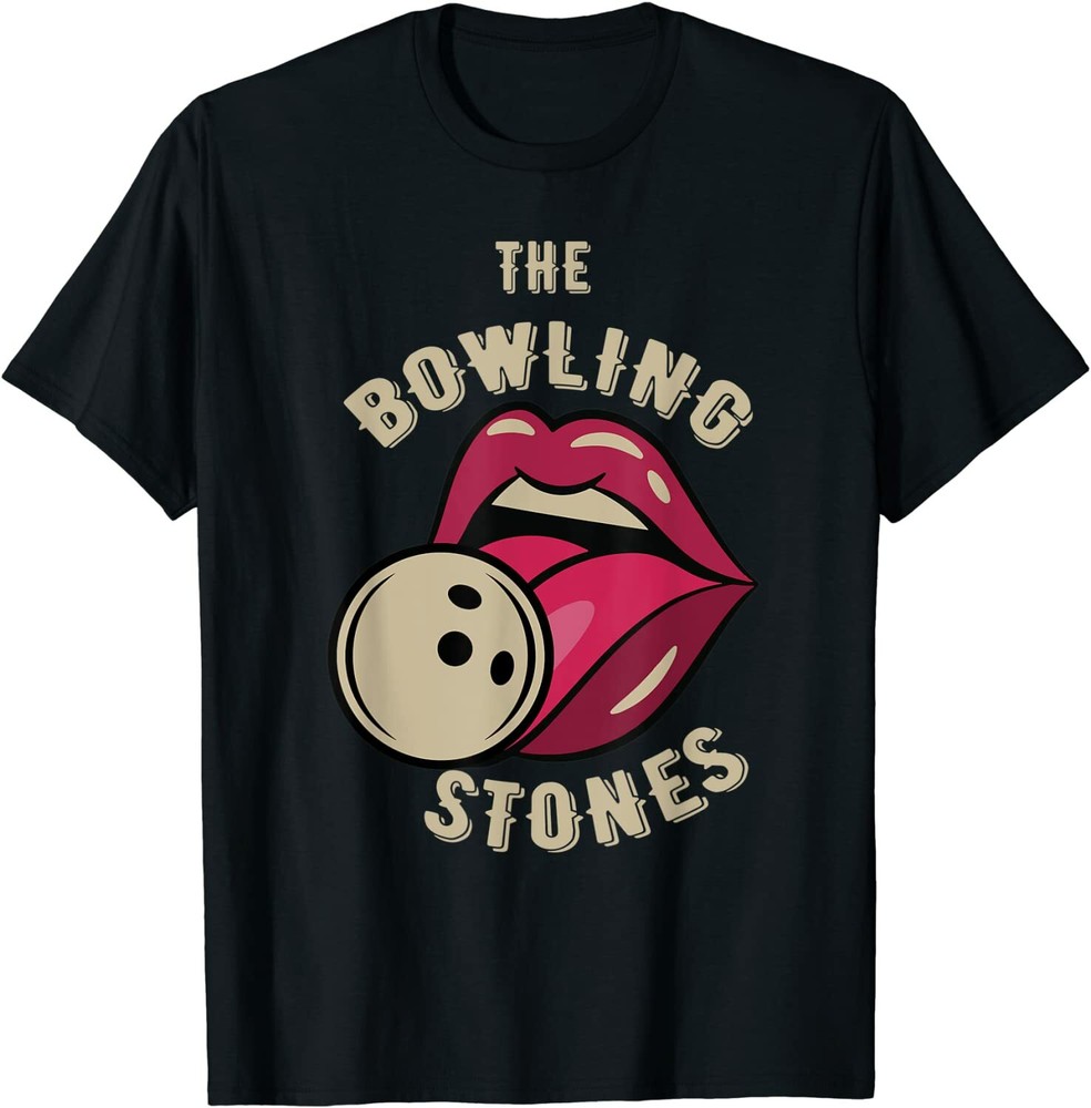 NEW LIMITED Funny Pun Bowling Stone T-Shirt