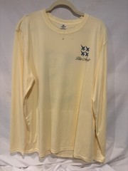 Blue Angels Vapor Light Weight Long Sleeve Yellow Shirt
