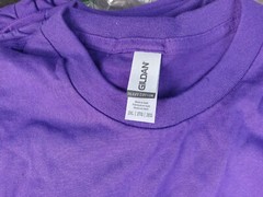2XL Gildan T-Shirt Tee Short Sleeve Heavy Cotton Solid Blank, Purple