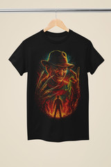Inspired Movie Poster Drawing “Nightmare on Elm Street” Unisex T-Shirt (MO 78)