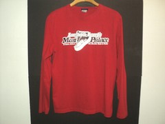 Old Navy Longhorn Larry’s Meat Palace Top Men’s M Top Red El Centro, Az Shirt