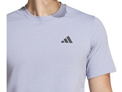 Adidas Mens Train Essentials Feelready Training Tee size 4XL Color Silver Violet