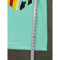 Disney Star Wars Boba Fett Bounty Hunter Graphic Tee Turquoise Blue Small NEW