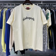 Godspeed Floral Skull Skeleton Vintage Streetwear Graphic Tee T-Shirt