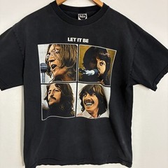 Vintage The Beatles Let It Be Shirt Adult L Lennon McCarthy Graphic Band Tee