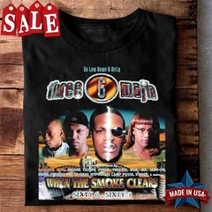New Rare Three 6 Mafia Gift Family Unisex S-5XL Shirt