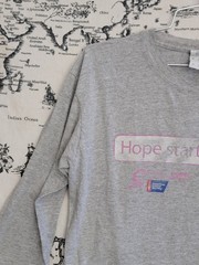 Gildan Heavy Cotton “Hope Starts With Me” American Cancer Society Long Sleeve T-