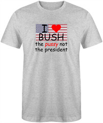 Harold and Kumar I Love Bush Light Grey 50/50 T-Shirt – Sizes S-XL