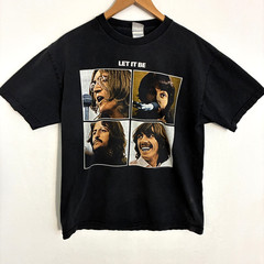Vintage The Beatles Let It Be Shirt Adult L Lennon McCarthy Graphic Band Tee