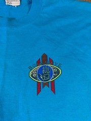 Vintage Body Glove Shirt Mens XL Blue Beach Surf Tee 90s USA
