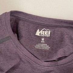 REI Co-Op T-Shirt Men’s Medium Short Sleeve Athletic Crew Neck Shirt Casual Top