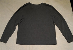 FREE SHIPPING Members Mark Men 2X Thermal Henley Long Sleeve Shirt ** 2JC17