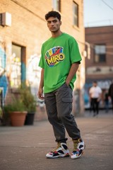 Custom Printed Shirt to Match Jordan 7 Retro Miro Wild Custom Sneaker Tee