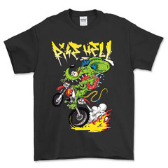 ED ROTH RAT FINK ORIGINAL MIGHTY MUSTANG BLACK T SHIRT STYLE 25