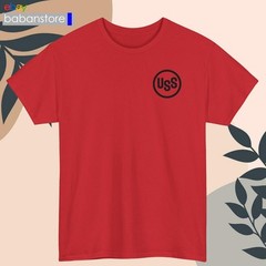 U.S. Steel Industrial Logo Black/White/Grey/Navy/Red/L Blue T-Shirt S-5XL