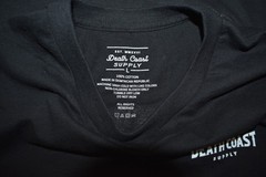 Death Coast Supply Company Mens Shark Jaws Bite Black Shirt New S-3XL