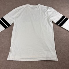 The North Face White Black Colleigiate Long Sleeve Shirt Men’s Sz Large NWT Flaw